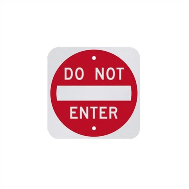 Aluminiowy znak zakazu wjazdu